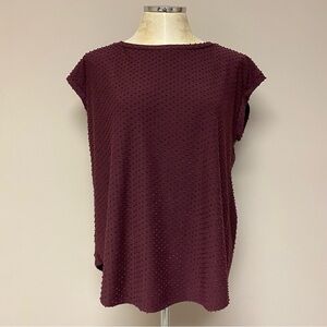 Aritzia Wilfred Swiss Dot Top